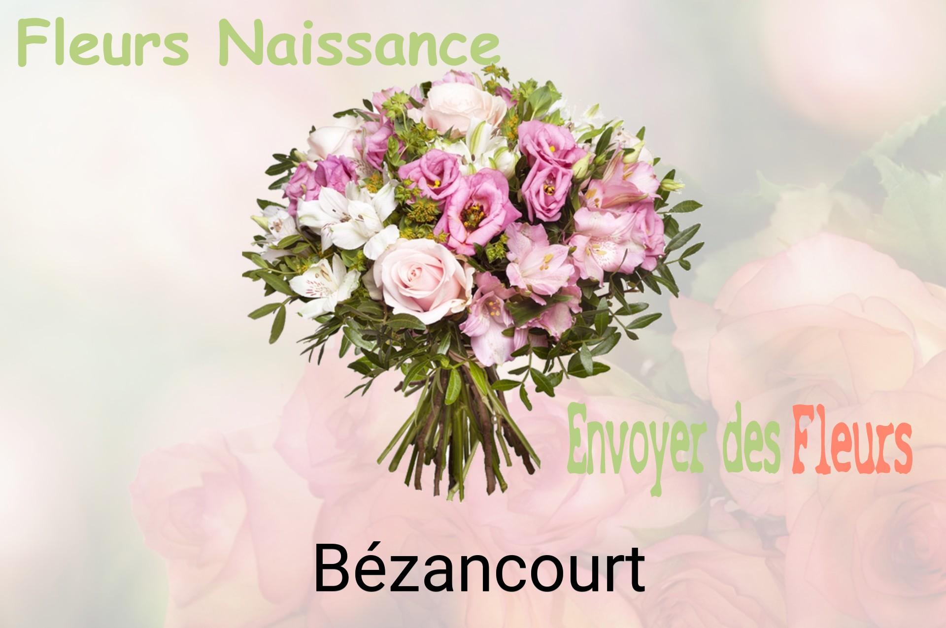 Bouquet de fleurs de naissance livré à Bézancourt